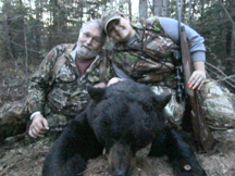Amanda and her dad Harry from Maine tagged this black Bear