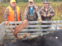Hazen tags a 14pt bull moose in boiestown, new brunswick