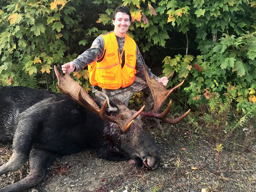 Eric bags a new brunswick moose