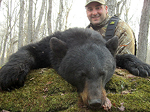 Rush Outdoors prostaff John Lawerence 1st bear hunt at Taxis River Outfitters