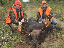 Gary bags a new brunswick bull moose